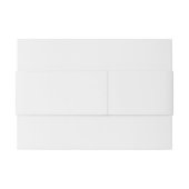 Eucalyptus Greenery Elegant Script Uitnodigingen Wikkel (Achterkant Voorbeeld)