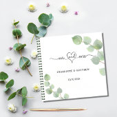 Eucalyptus greenery elegant uit het gastenboek notitieboek