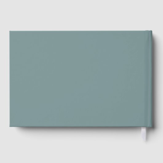 Eucalyptus Greenery Elegant Vrijgezellenfeest Gastenboek (Achterkant)