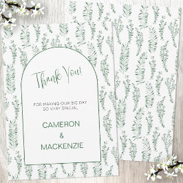 Eucalyptus Greenery Elegant Weddenschap Hartelijk Kaart
