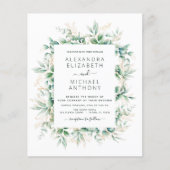Eucalyptus Greenery Elegant Wedding (Voorkant)