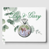 Eucalyptus Greenery Elegant Wedding Gastenboek (Voorkant)