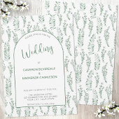Eucalyptus Greenery Elegant Wedding Kaart