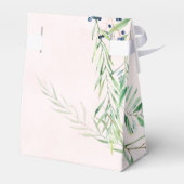 Eucalyptus Greenery en Blush Pink Wedding Bedankdoosjes (Achterkant)