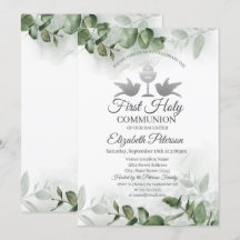 Eucalyptus Greenery First Heilige Communie