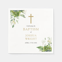 Eucalyptus Greenery Floral Baptism Christening