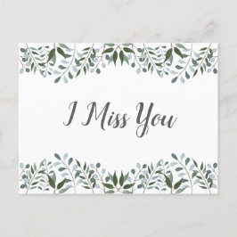 Eucalyptus Greenery Floral... Briefkaart
