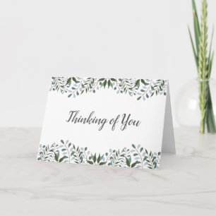 Eucalyptus Greenery Floral denking van u Kaart