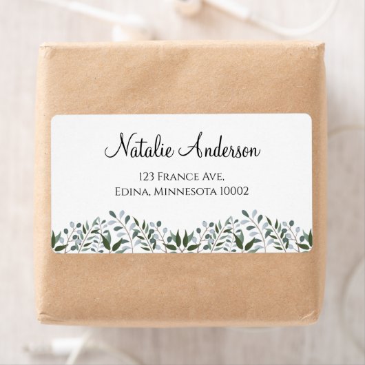 Eucalyptus Greenery Floral Etiket (Insitu)