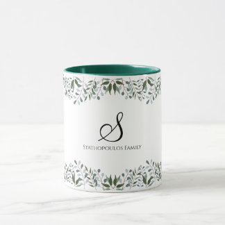 Eucalyptus Greenery Floral Familial Name Mok