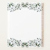 Eucalyptus Greenery Floral gelooft in jezelf Planner (Achterkant)