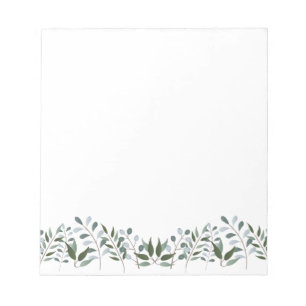 Eucalyptus Greenery Floral Notitieblok