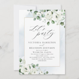 Eucalyptus greenery floral rustige bruiloft kaart