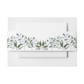 Eucalyptus Greenery Floral Uitnodigingen Wikkel (Voorkant Voorbeeld)