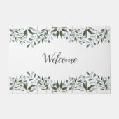 Eucalyptus Greenery Floral Welcome Deurmat (Voorkant)