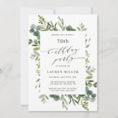 Eucalyptus Greenery Foliage Birthday Kaart (Voorkant)