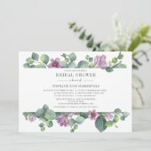 Eucalyptus Greenery Foliage Vrijgezellenfeest Kaart (Staand voorkant)