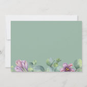 Eucalyptus Greenery Foliage Vrijgezellenfeest Kaart (Achterkant)