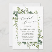 Eucalyptus Greenery Foliage Vrijgezellenfeest Kaart (Voorkant)