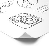 Eucalyptus Greenery Foto Guest Book Sign. Poster (Hoek)