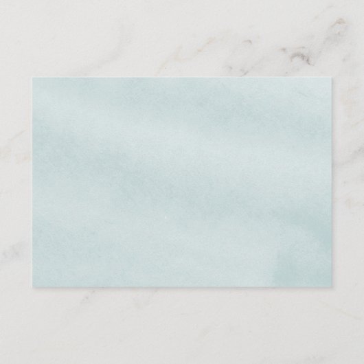 Eucalyptus Greenery Geometric Wedding Reception Informatiekaartje (Achterkant)