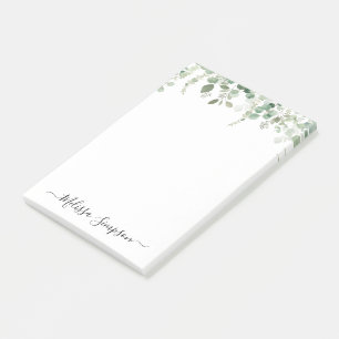 eucalyptus greenery gepersonaliseerd post-it® notes