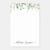eucalyptus greenery gepersonaliseerd post-it® notes (Voorkant)