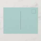 Eucalyptus greenery gold foliy Simple bruiloft Uitnodiging Briefkaart (Achterkant)