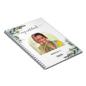 Eucalyptus greenery Gold foto modern Notitieboek (Rechterzijde)