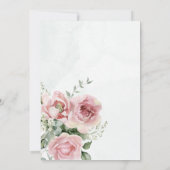 Eucalyptus Greenery Gold Leaves Bridal Shower game Kaart (Achterkant)