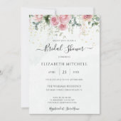 Eucalyptus Greenery Gold Leaves Vrijgezellenfeest Kaart (Voorkant)