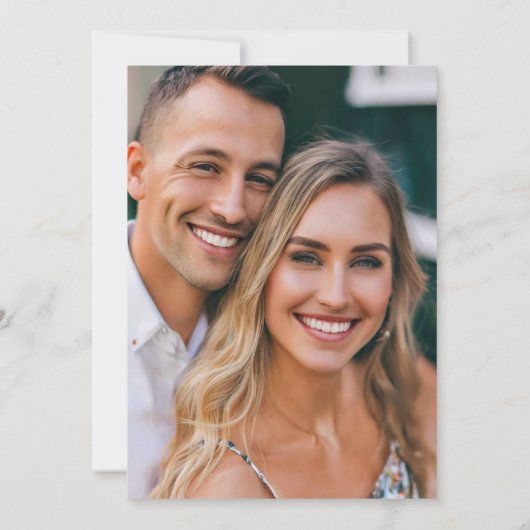 Eucalyptus Greenery Goud Groen Elegant Huwelijk Save The Date (Achterkant)