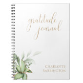 Eucalyptus Greenery Gratitude Journal Notitieboek (Voorkant)