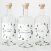 Eucalyptus Greenery Groomsmen Voorstel Likeurfles Etiket (Flessen)