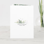 Eucalyptus Greenery Gum Botanical Rustic Wedding (Achterkant)