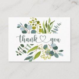 Eucalyptus Greenery Hartelijk dank Visitekaartje