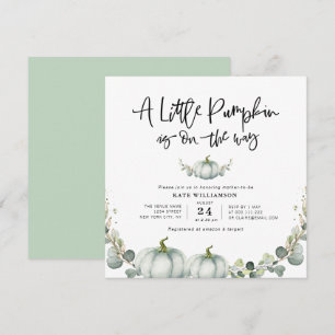 eucalyptus greenery kleine pompoen  kaart