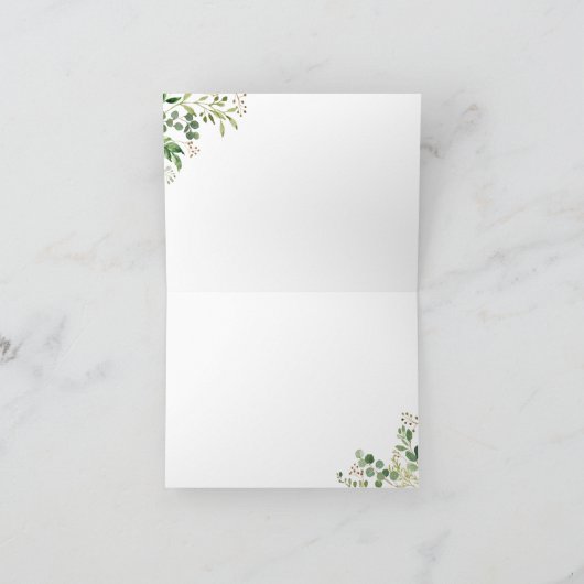 Eucalyptus Greenery laat chique liefde en Bedankt (Binnen)