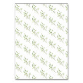 Eucalyptus Greenery Leaves Trouwtafel Nummer Kaart (Achterkant)