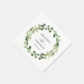 Eucalyptus Greenery leveert de grote olievlek Servet (Hoek)