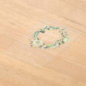 Eucalyptus Greenery leveert het bruinbruin van de  Acryl Uitnodigingen (Laagn)