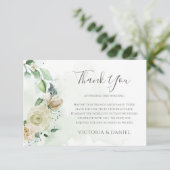 Eucalyptus Greenery leveert het bruinbruin van de  Bedankkaart (Staand voorkant)