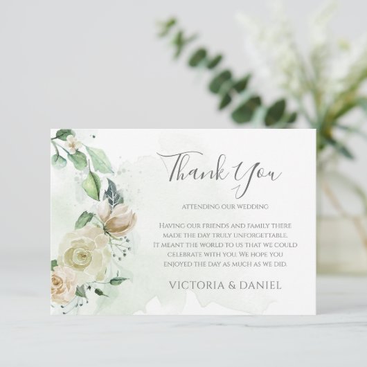 Eucalyptus Greenery leveert het bruinbruin van de  Bedankkaart (Staand voorkant)