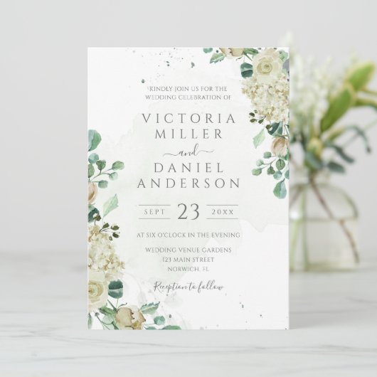 Eucalyptus Greenery leveert het bruinbruin van de  Kaart (Staand voorkant)