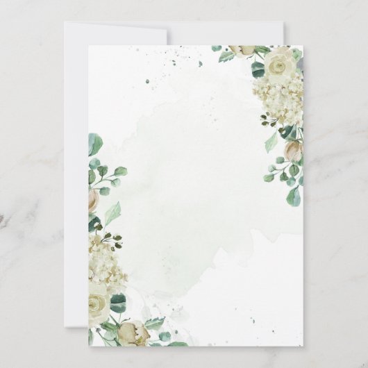 Eucalyptus Greenery leveert het bruinbruin van de  Kaart (Achterkant)