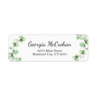 Eucalyptus Greenery leveert het Etiket van het Ter