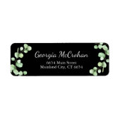 Eucalyptus Greenery leveert het Etiket van het Ter (Voorkant)