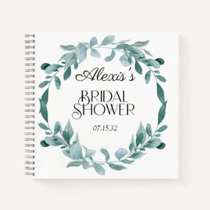 Eucalyptus Greenery Lijst Green Blue Vrijgezellenf Notitieboek