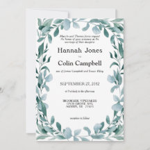 Eucalyptus Greenery Lijst Green Blue Wedding