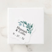 Eucalyptus Greenery Lijst Green Blue White Fancy Bedankjes Labels (In situ)
